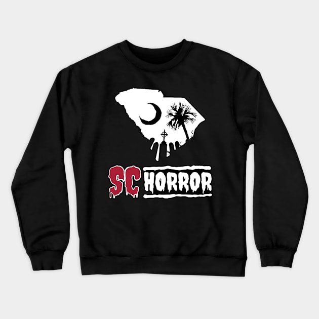 SC Horror Full Logo Crewneck Sweatshirt by TWO HORNS UP ART